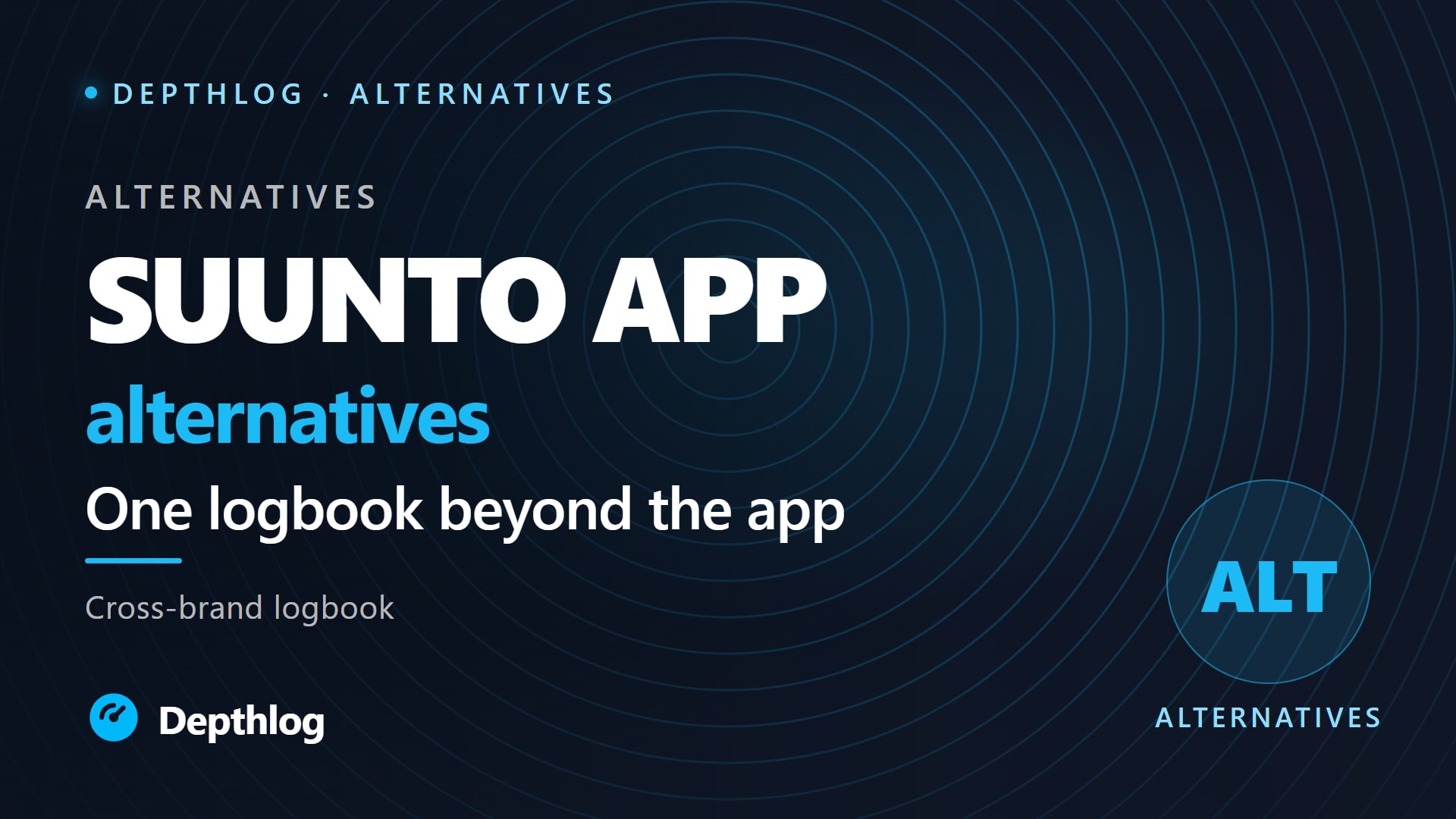 Suunto app alternatives: one logbook beyond the Suunto ecosystem